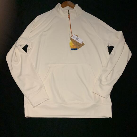 ORIGINAL WEATHERPROOF VINTAGE Men’s 1/4 Pull-Over UPF 50+ Antiq.White Size Large - Picture 12 of 15